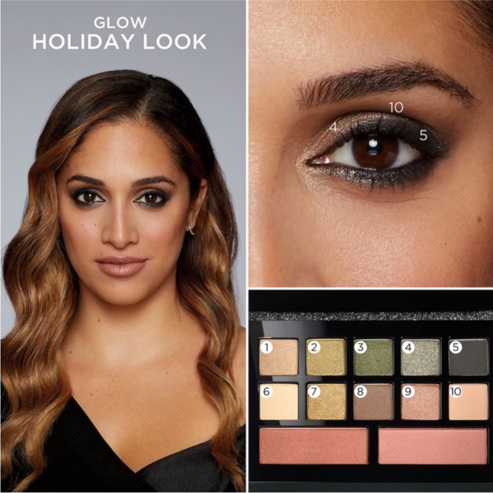 Lancome Eyeshadow and Blush Makeup Palette Glow - Picture 14 of 16